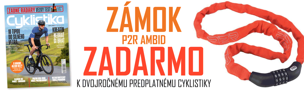 zámek na kolo P2R Ambid (obrázek je pouze ilustrační)