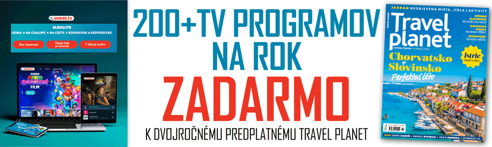 Sweet.TV k predplatnému Travel Planet