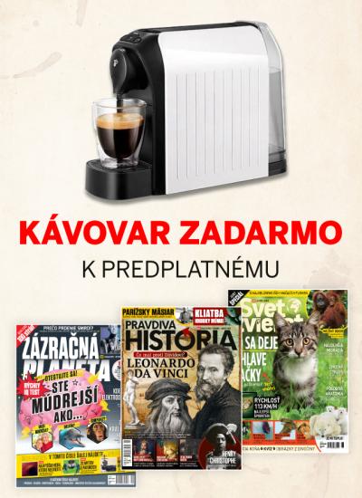 Biely kávovar k predplatnému