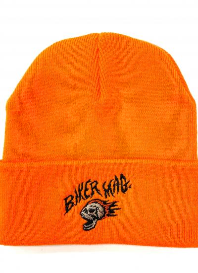 Oranžová čiapka Bikermag